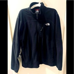 The North Face zip up jacket.